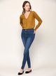 WSK780 Womens Keep It Classic V Neck Cardigan