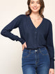 WSK780 Womens Keep It Classic V Neck Cardigan