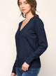 WSK780 Womens Keep It Classic V Neck Cardigan