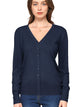 WSK780 Womens Keep It Classic V Neck Cardigan