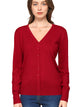 WSK780 Womens Keep It Classic V Neck Cardigan