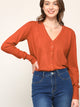 WSK780 Womens Keep It Classic V Neck Cardigan