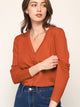 WSK780 Womens Keep It Classic V Neck Cardigan