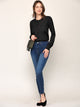 WSK781 Womens Keep It Classic Round Cardigan
