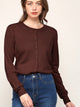 WSK781 Womens Keep It Classic Round Cardigan