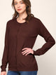 WSK781 Womens Keep It Classic Round Cardigan