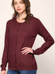WSK781 Womens Keep It Classic Round Cardigan