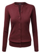 WSK781 Womens Keep It Classic Round Cardigan