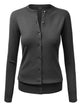 WSK781 Womens Keep It Classic Round Cardigan