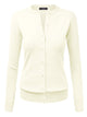 WSK781 Womens Keep It Classic Round Cardigan