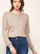 WSK781 Womens Keep It Classic Round Cardigan