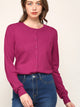 WSK781 Womens Keep It Classic Round Cardigan