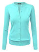 WSK781 Womens Keep It Classic Round Cardigan
