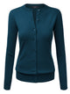 WSK781 Womens Keep It Classic Round Cardigan