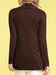 WSK850 Women's Draped Open- Front Cardigan