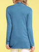 WSK850 Women's Draped Open- Front Cardigan