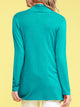 WSK850 Women's Draped Open- Front Cardigan