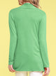 WSK850 Women's Draped Open- Front Cardigan