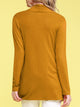 WSK850 Women's Draped Open- Front Cardigan