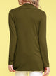 WSK850 Women's Draped Open- Front Cardigan