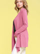 WSK850 Women's Draped Open- Front Cardigan