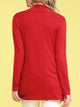 WSK850 Women's Draped Open- Front Cardigan
