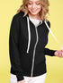 WSK954 Women's Active Casual Zip-up Hoodie Jacket Long Sleeve Comfortable Lightweight Sweatshirt