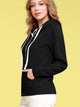 WSK954 Women's Active Casual Zip-up Hoodie Jacket Long Sleeve Comfortable Lightweight Sweatshirt