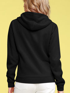WSK954 Women's Active Casual Zip-up Hoodie Jacket Long Sleeve Comfortable Lightweight Sweatshirt