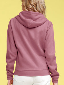 WSK954 Women's Active Casual Zip-up Hoodie Jacket Long Sleeve Comfortable Lightweight Sweatshirt
