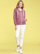 WSK954 Women's Active Casual Zip-up Hoodie Jacket Long Sleeve Comfortable Lightweight Sweatshirt