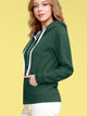 WSK954 Women's Active Casual Zip-up Hoodie Jacket Long Sleeve Comfortable Lightweight Sweatshirt