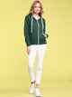 WSK954 Women's Active Casual Zip-up Hoodie Jacket Long Sleeve Comfortable Lightweight Sweatshirt
