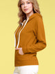 WSK954 Women's Active Casual Zip-up Hoodie Jacket Long Sleeve Comfortable Lightweight Sweatshirt