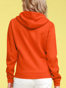 WSK954 Women's Active Casual Zip-up Hoodie Jacket Long Sleeve Comfortable Lightweight Sweatshirt