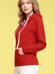 WSK954 Women's Active Casual Zip-up Hoodie Jacket Long Sleeve Comfortable Lightweight Sweatshirt