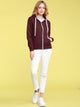 WSK954 Women's Active Casual Zip-up Hoodie Jacket Long Sleeve Comfortable Lightweight Sweatshirt