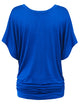WT1038 Women's V Neck Short Sleeve Dolman Top