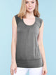 WT1054 Womens Solid Short Sleeve Sweetheart Top