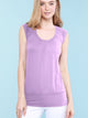 WT1054 Womens Solid Short Sleeve Sweetheart Top