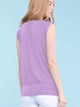 WT1054 Womens Solid Short Sleeve Sweetheart Top