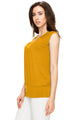 WT1054 Womens Solid Short Sleeve Sweetheart Top