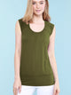 WT1054 Womens Solid Short Sleeve Sweetheart Top