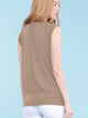 WT1054 Womens Solid Short Sleeve Sweetheart Top
