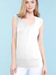 WT1054 Womens Solid Short Sleeve Sweetheart Top