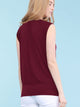 WT1054 Womens Solid Short Sleeve Sweetheart Top