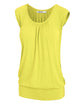 WT1054 Womens Solid Short Sleeve Sweetheart Top