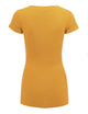 WT1606 Womens Basic Fitted Short Sleeve V-Neck T Shirt