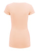 WT1606 Womens Basic Fitted Short Sleeve V-Neck T Shirt