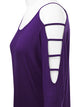 WT1803 Womens 3/4 sleeve Hollowed Out Shoulder Top T Shirts